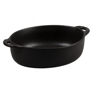 Блюдо овальное 18,5*15 см h5,3 см 850 мл с ручками Black Raw Stellar P.L. Proff Cuisine [4]