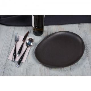Блюдо овальное 33*25 см h2,7 см Black Raw Stellar P.L. Proff Cuisine [1]