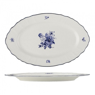 Блюдо овальное 35,2*22,4*2,5 см Blue Flower P.L. Proff Cuisine [1]