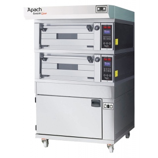 Печь для пиццы подовая Apach Bakery Line E4L2PZP DPBI-T