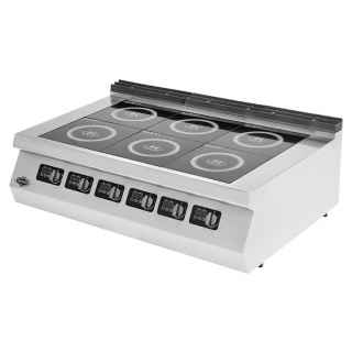 Плита индукционная Empero EMP.PLS.7IND030 6-конфорочная настольная