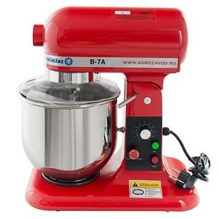Миксер планетарный Foodatlas B-7A Eco красный