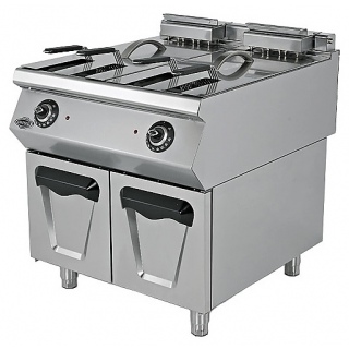 Фритюрница электрическая Empero EMP.PLS.9FE020 2х24 л с подставкой