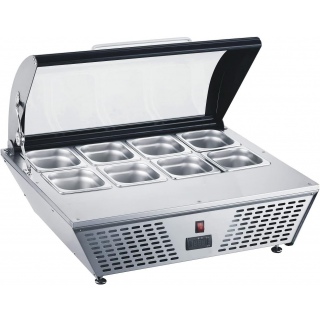 Витрина холодильная Koreco RTW 67L для ингредиентов 8*GN1/6 - 100 мм