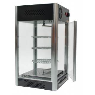 Витрина тепловая Kocateq RTR 108L ротационная, настольная, с 3 полками, с подсветкой