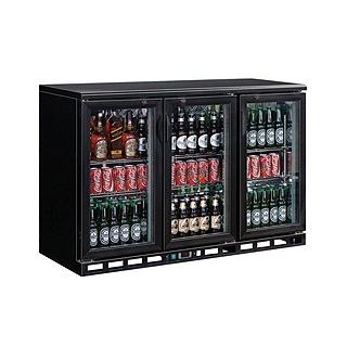 Витрина холодильная Koreco SC 315G барная объемом 335 л с распашными дверьми, с 2 полками