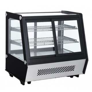 Витрина холодильная Koreco RTW 125L настольная для самообслуживания, с 2 полками, объемом 125 л