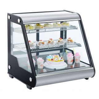 Витрина холодильная Koreco RTW 160L2 настольная, с 2 полками, объемом 160 л, с подсветкой