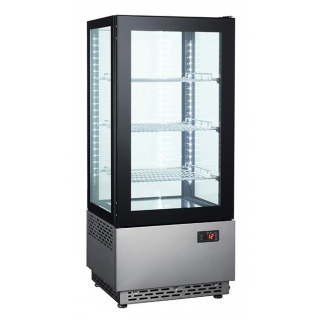 Витрина холодильная Koreco RT 78L7 барная, настольная, объемом 78 л с распашной дверью, с 3 полками, с подсветкой
