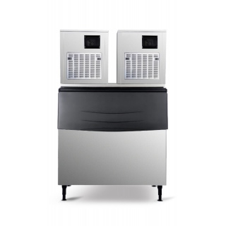 Льдогенератор Koreco AZ 560/350CW для цилиндирического льда (чубит), 560 кг/сут, бункер 350 кг, с подключением к водопроводу