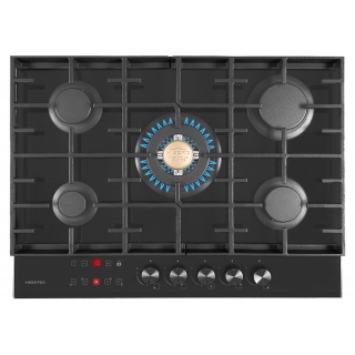 Варочная панель газовая Hiberg VM 7155 B черная