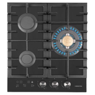 Варочная панель газовая Hiberg VM 4535 B черная