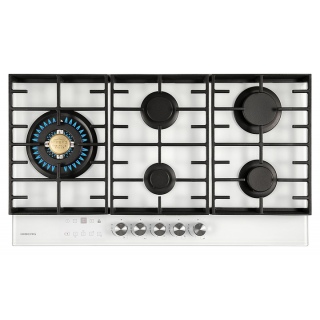 Варочная панель газовая Hiberg VM 9155 W белая