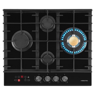 Варочная панель газовая Hiberg VM 6145 B черная