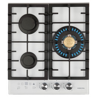 Варочная панель газовая Hiberg VM 4535 W белая