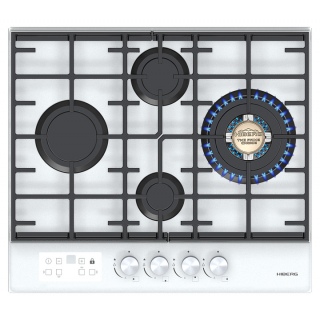 Варочная панель газовая Hiberg VM 6245 W белая