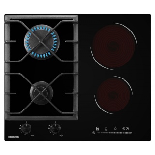 Варочная панель комбинированная Hiberg VM 6021 B черная