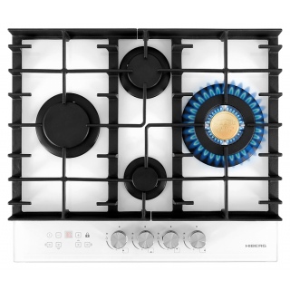 Варочная панель газовая Hiberg VM 6145 W белая