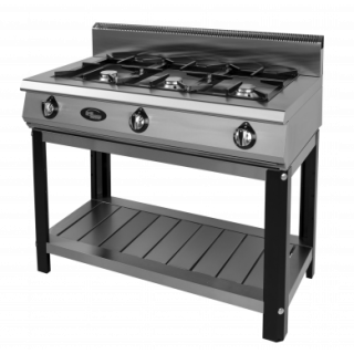 Плита 3-х горелочная газовая Ф3ПГ/600 (открытый стенд) Grill Master