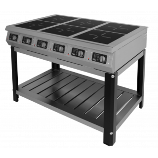 Плита 6-и конфорочная индукционная Ф6ИП/800 (на подставке) Grill Master