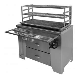 Мангал многофункциональный угольный УММ/2 (ROBATA L1200) Grill Master