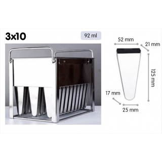 Форма Koreco SSI 40 Eskimo form 4 для приготовления мороженого 92 мл, 3x10 шт для фризера SSI 40 ESKIMO