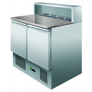 Стол для пиццы c 2 дверьми для формата GN1/1 Koreco PS900